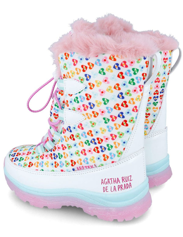 Bota Nieve Niña Pelo Cinta Res Agatha