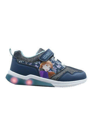 Tenis Niña Frozen Luces Velcro Georgie