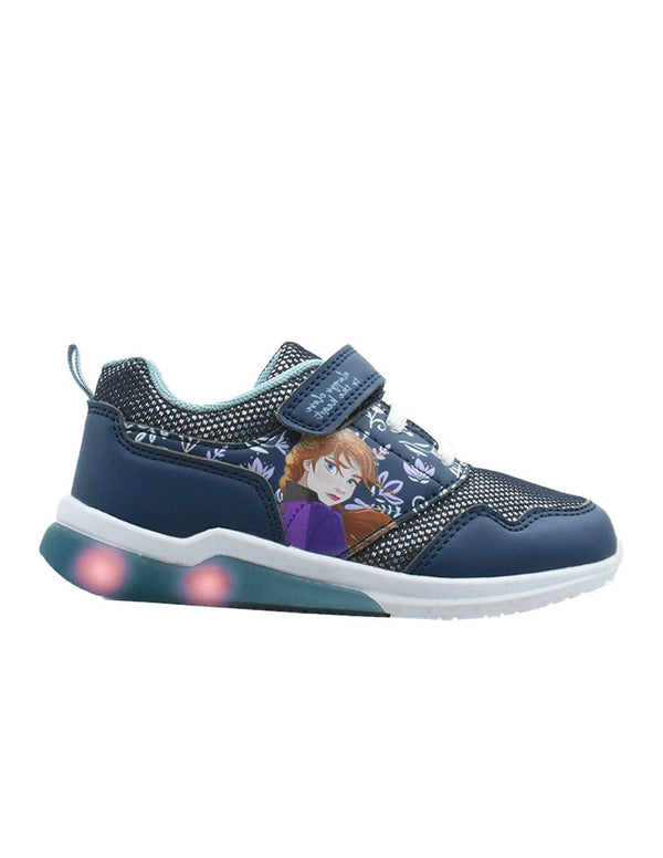 Tenis Niña Frozen Luces Velcro Georgie