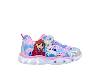 Tenis Niña Frozen Velcro Con Luces Georgie